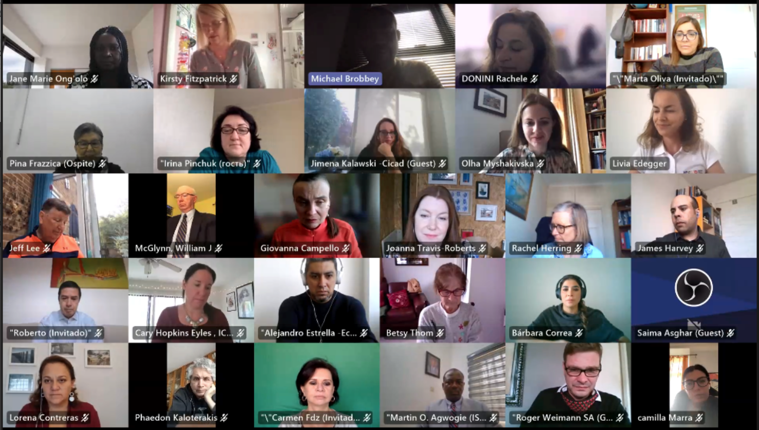 National Chapters virtual meetings update | Global Recovery Network