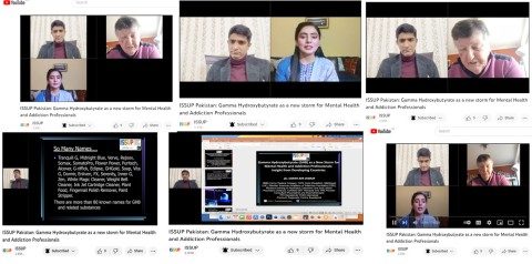 Webinaire en direct sur « Le gamma-hydroxybutyrate (GHB) comme nouvelle tempête pour les professionnels de la santé mentale et de la toxicomanie : perspectives des pays en développement » par la section pakistanaise de l’ISSUP le 22 février 2023.