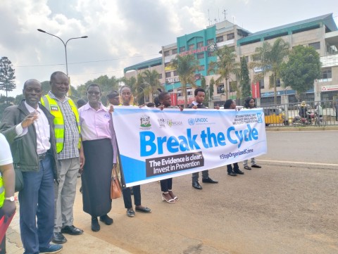 Group Picture just before the community walk