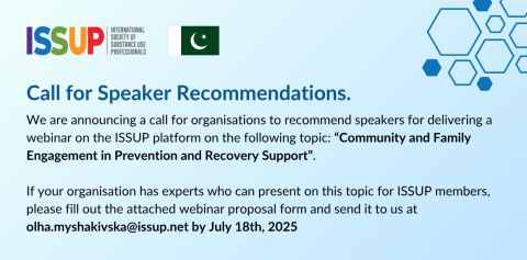 2025 Webinar Series for Pakistan’s Drug Demand Reduction Community