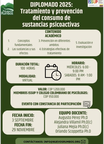 ISSUP Colombia diplomado flyer