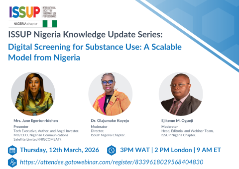 ISSUP Nigeria Webinar flyer