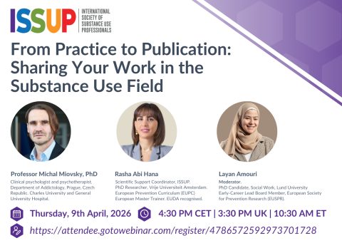 ISSUP Global Webinar flyer