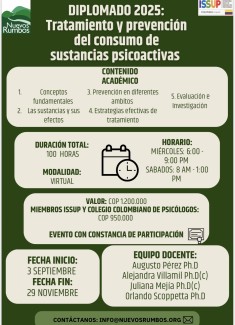 ISSUP Colombia diplomado flyer