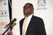 Representing the graduates Mr Thapologang Qhau