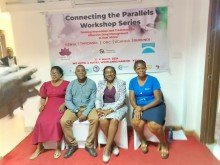 الدكتورة كيكومي روث. المدير التنفيذي - حلول التعافي ، نائب رئيس تحالف سياسة الكحول الأوغندي ، عضو مجلس إدارة فرع ISSUP في أوغندا ، سكرتير شبكة شرق إفريقيا للوقاية والعلاج من تعاطي المخدرات والمخدرات ؛ السيد أندرو لوبيجا عضو مجلس إدارة ISSUP فرع أوغندا ، وعضو مجلس إدارة تحالف سياسة الكحول الأوغندي ، ومدير الحماية المجتمعية في برنامج Alight Uganda ، وNassanga Margaret. منسق تحالف سياسة الكحول في أوغندا.