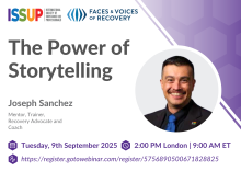 The Power of Storytelling webinar flyer 