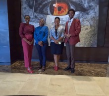 Janemy Obiny ISSUP Kenya Youth Lead, Mrs. Rachael and Mr. Mureithi from Kenya Counsellors and Pyschologists Association KCPA and Nkatha Mwenda PR &amp; Media Lead ISSUP Kenya at the Mental Health Stakeholders Proposal Development and Writing Process Meeting 12th March 2026