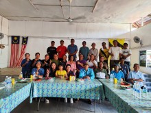 Group photo with Tagal community leaders