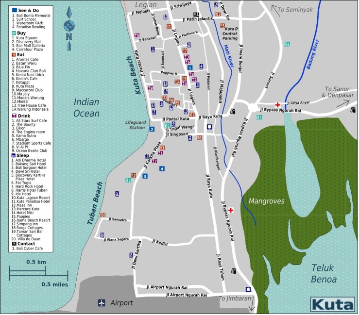 Indonesia City Map